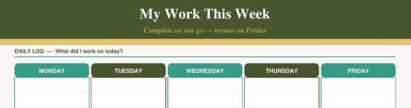 A Weekly Home-Ed Folder Weekly Folder templates for smoother homeschool days